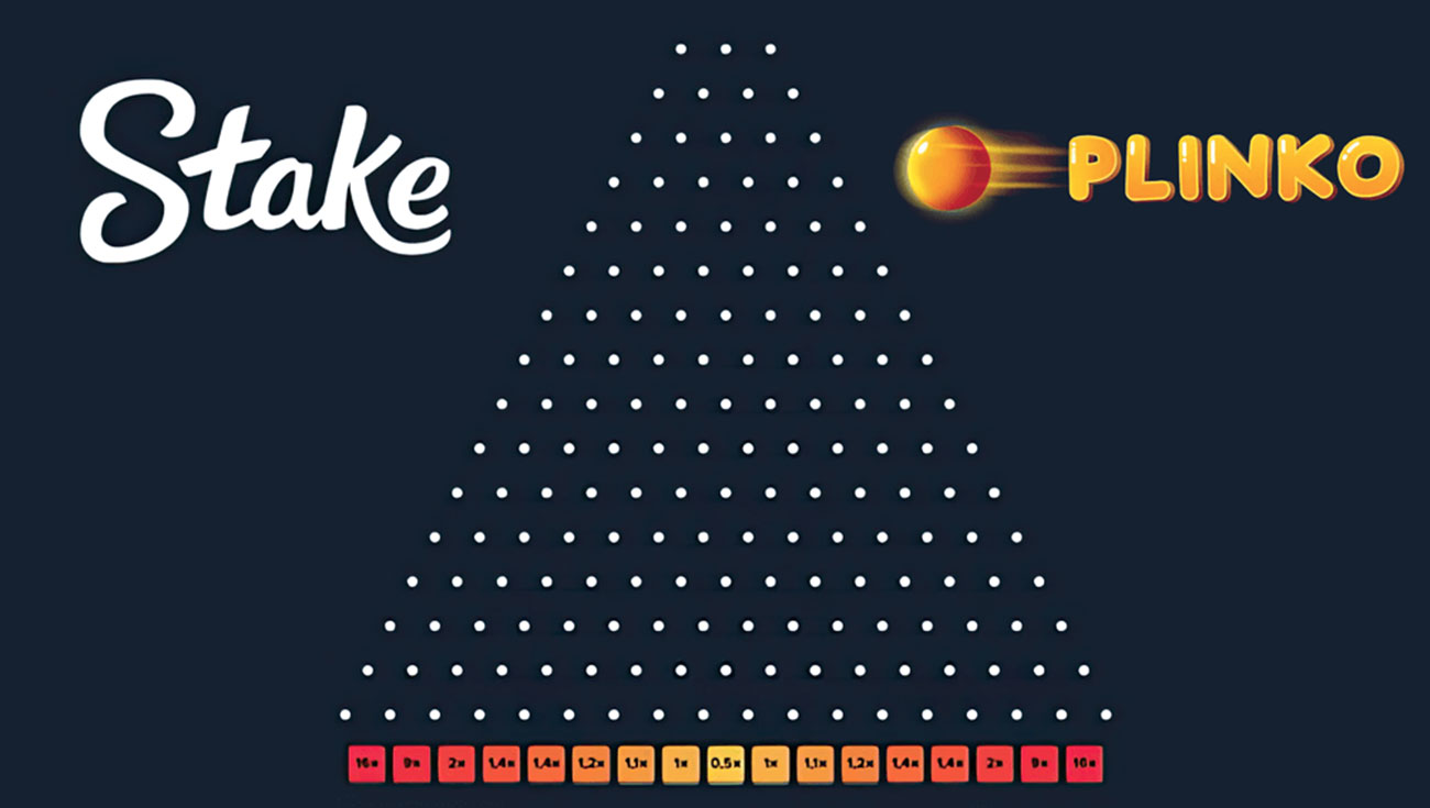 Stake Plinko peg board